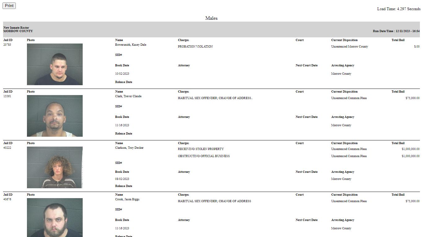 New Inmate Roster - jdsinc.net